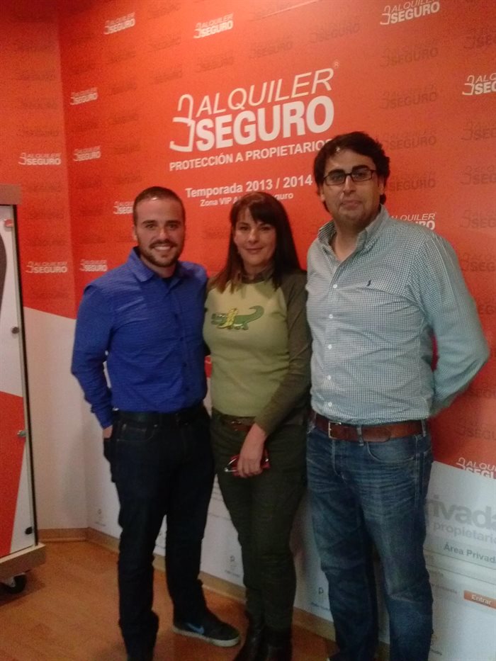 David Martínez, María Martínez y Javier Pérez