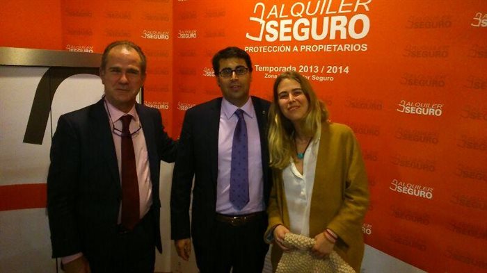 Antonio Diez, Javier Pérez y Paula Diez