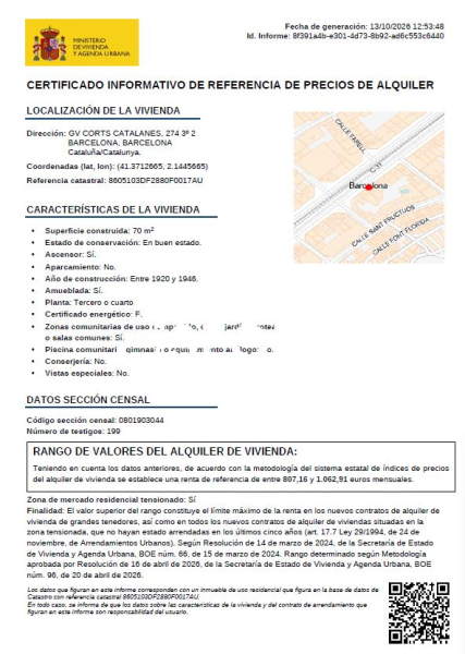 Piso en Avenida Gran Via Corts Catalanes, BARCELONA BARCELONA